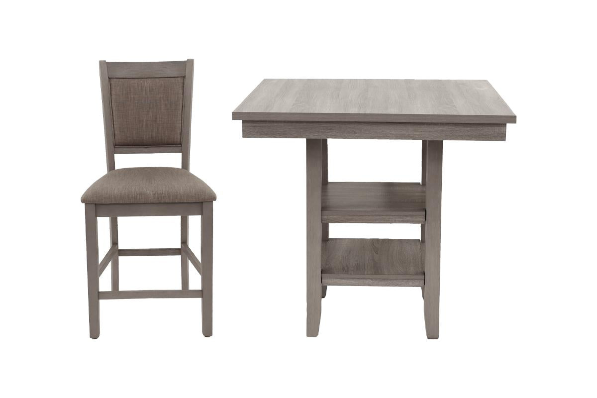 F2604 - 5-Pcs Counter Height Dining Set