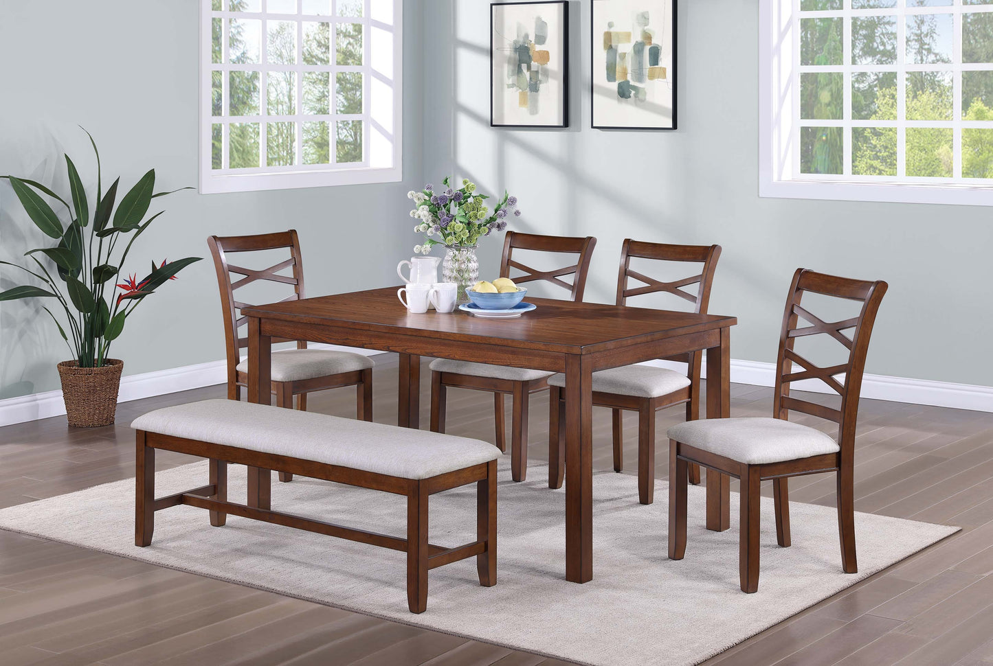 F2623 - 6-Pcs Dining Set