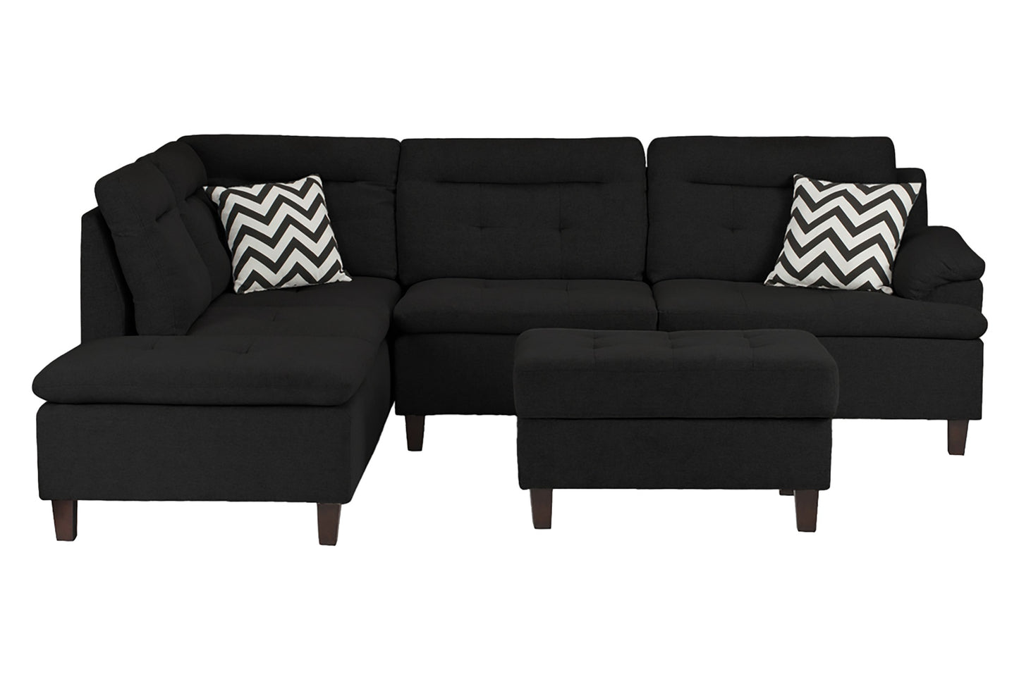 F6590 3-Piece Sectional Set W/ Ottoman