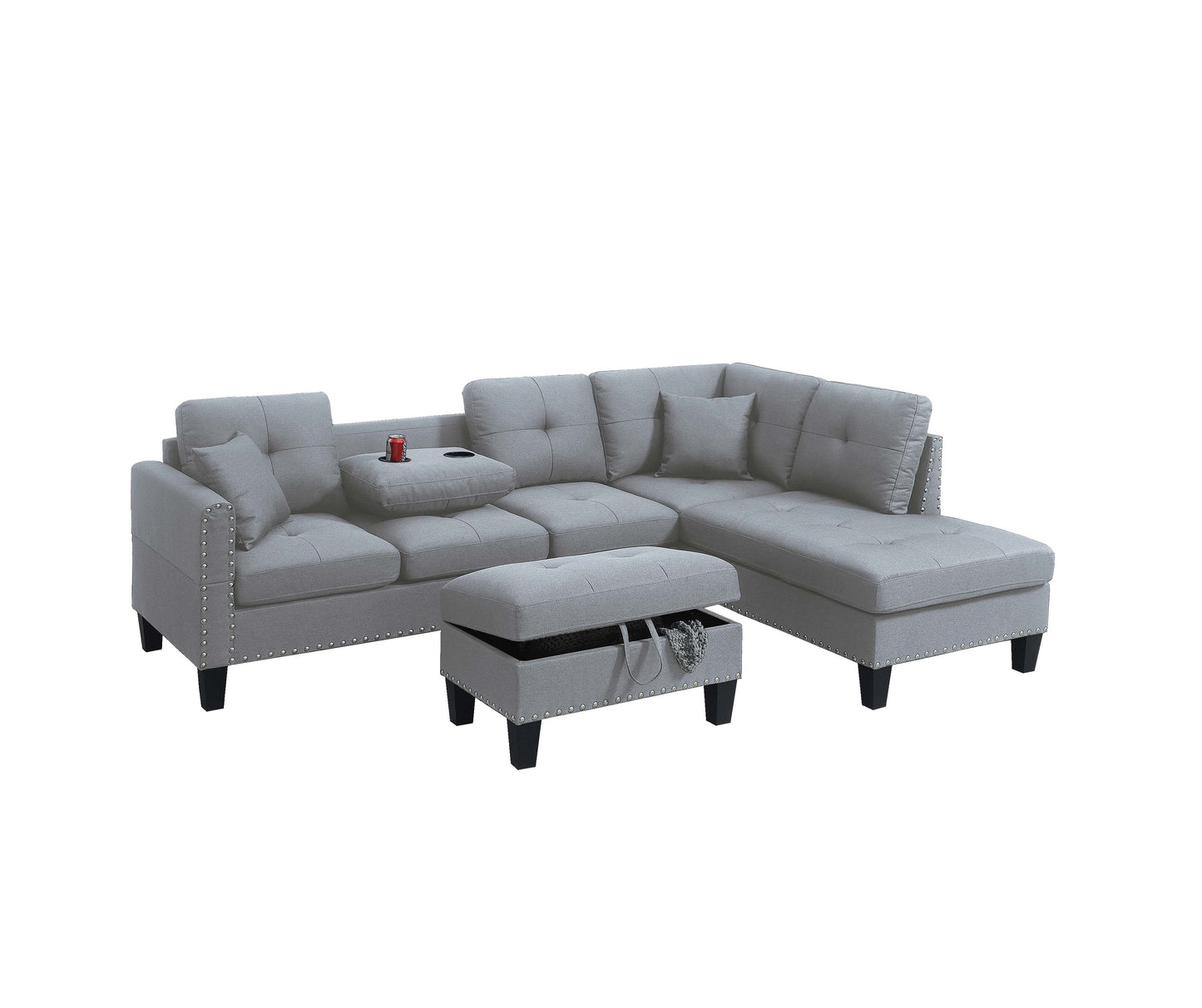 F8886 3-Pcs Sectional Set