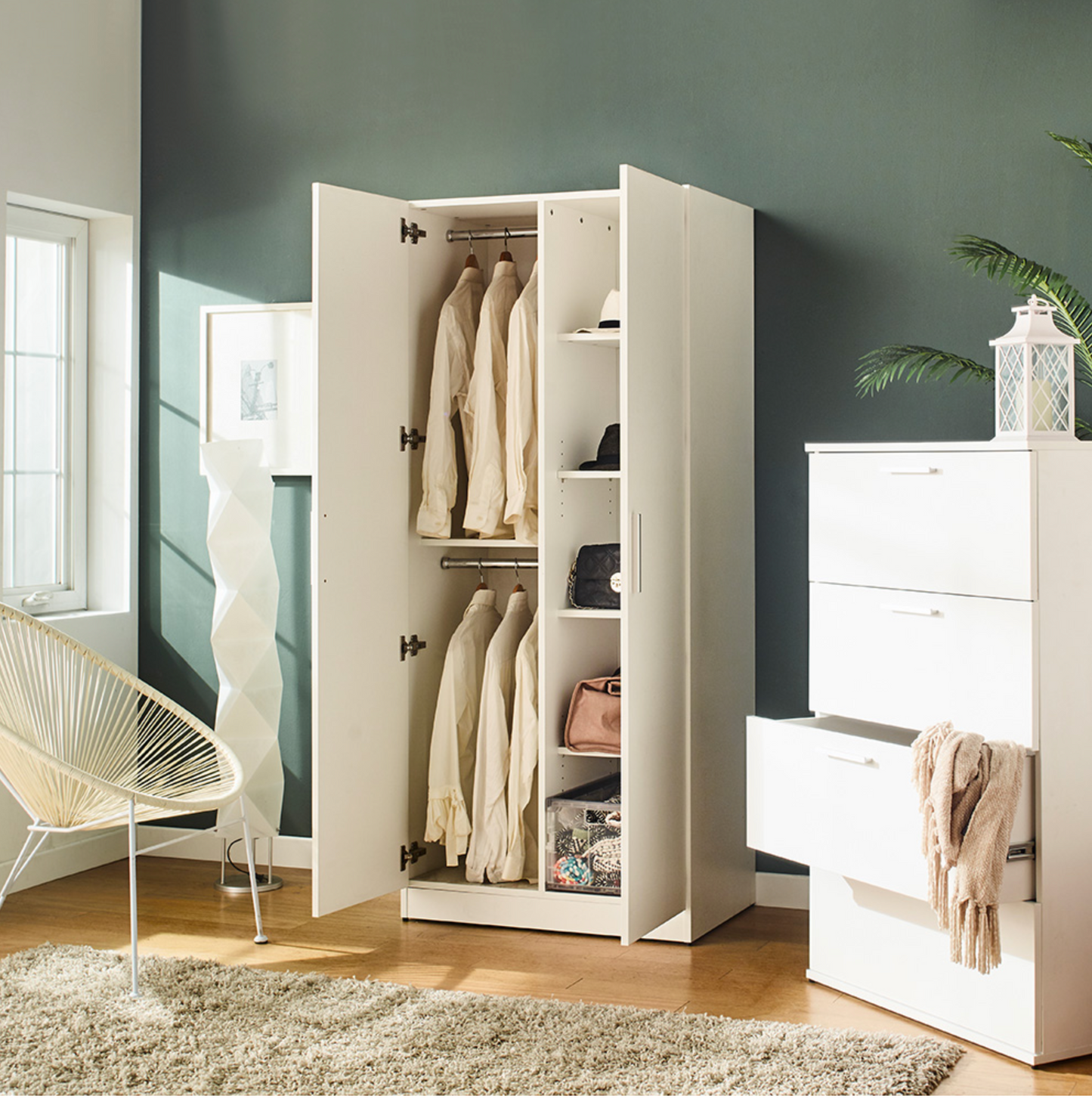 Viviane-White Closet