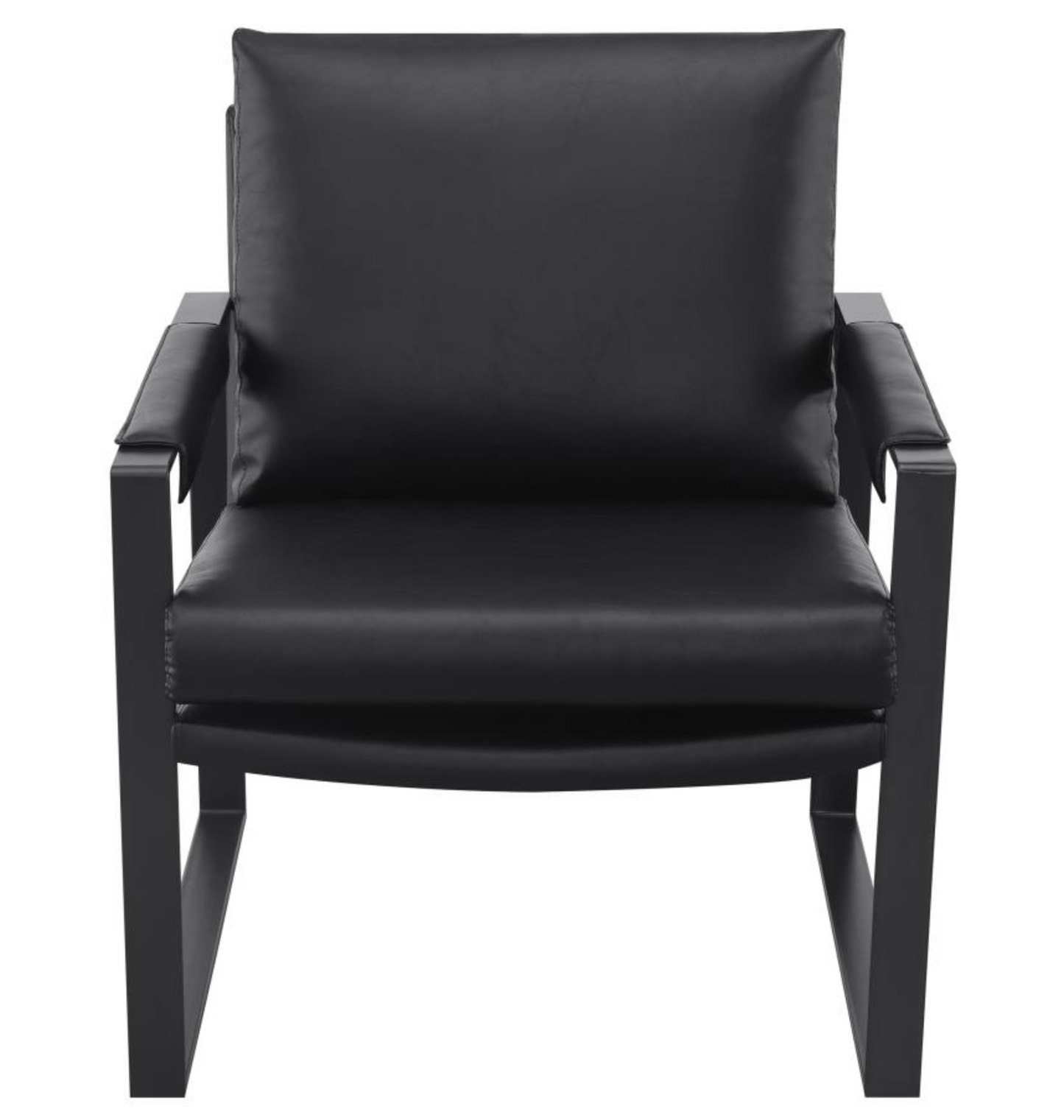 903021 -Rosalind Upholstered Track Arm Accent Chair Black