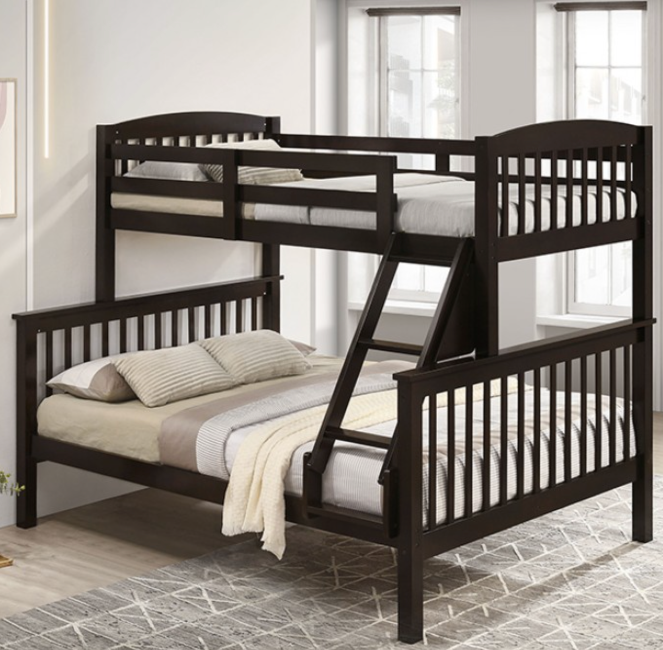BROOKINGS TWIN/FULL BUNK BED | NX-BK001DB-BED