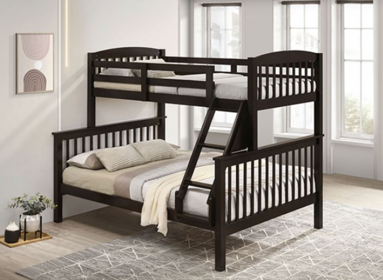 BROOKINGS TWIN/FULL BUNK BED | NX-BK001DB-BED