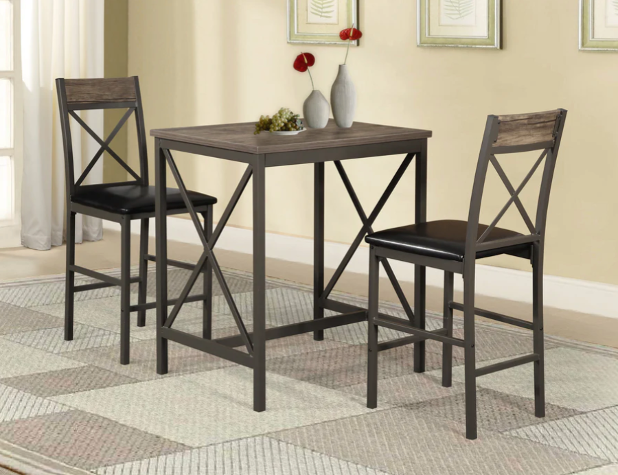 3pc Counter Height Dining Set