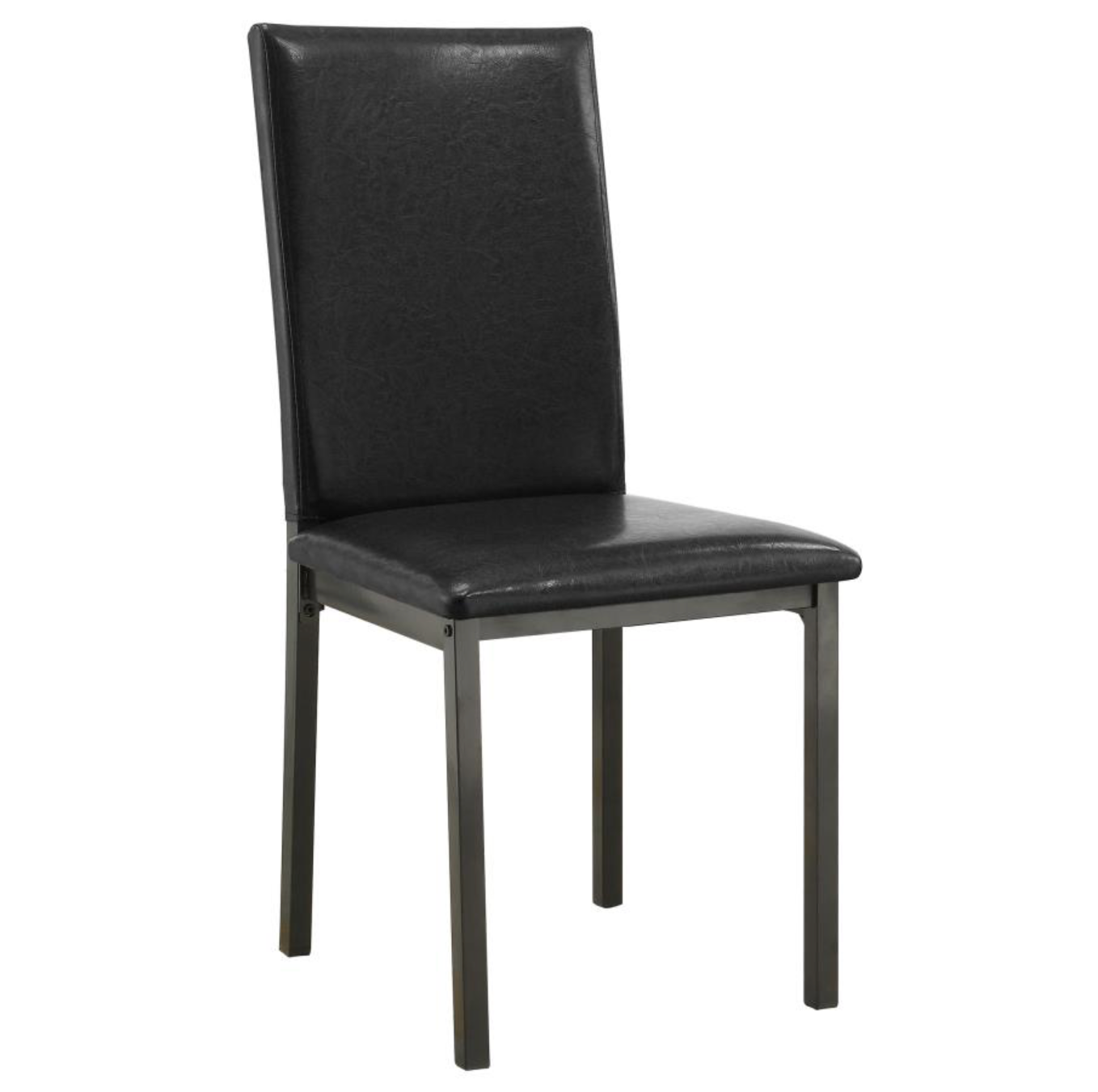 100611-S5 -Garza 5-piece Rectangular Dining Table Set Black