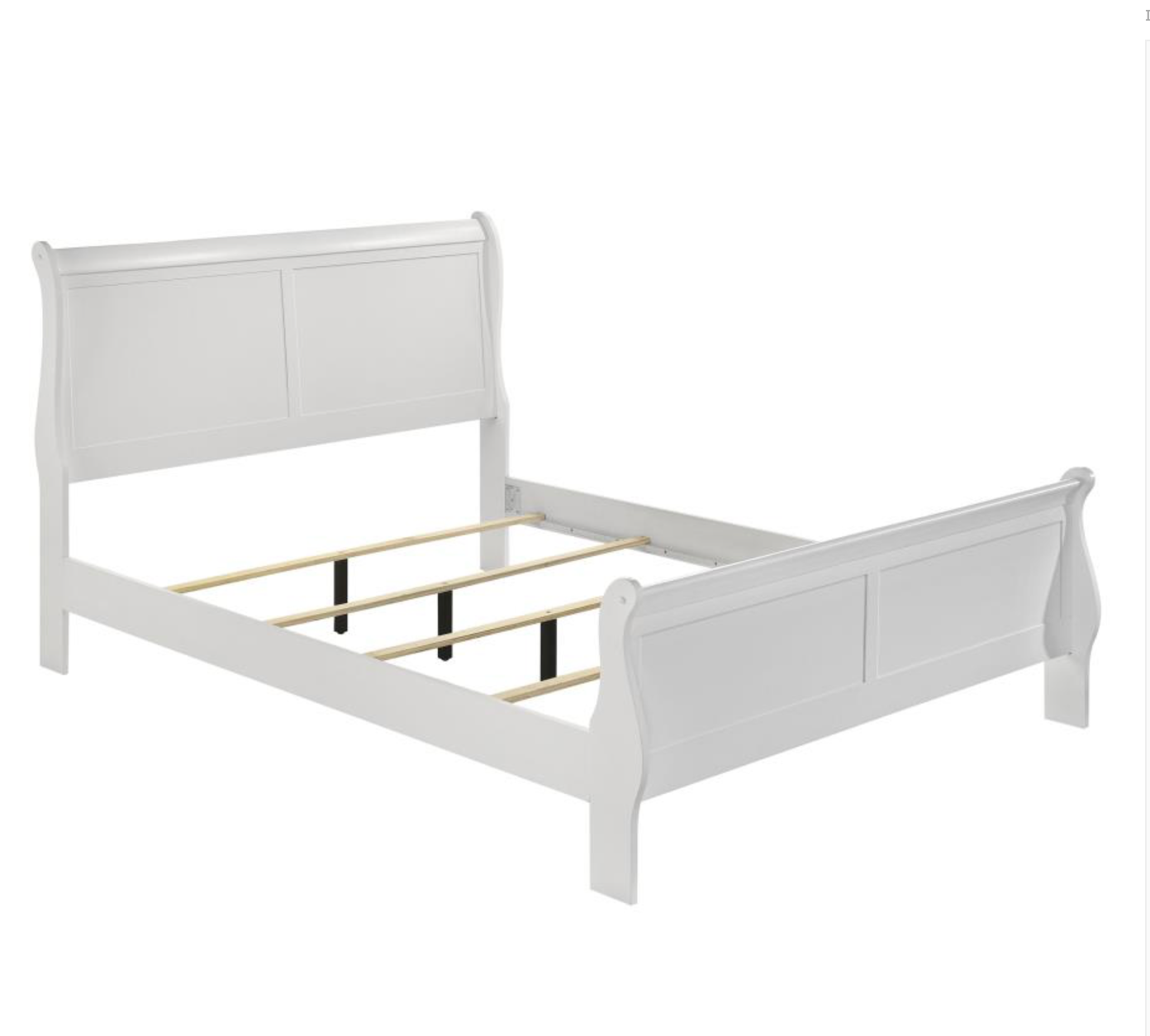 202441-S4 -Louis Philippe -piece Bedroom Set White