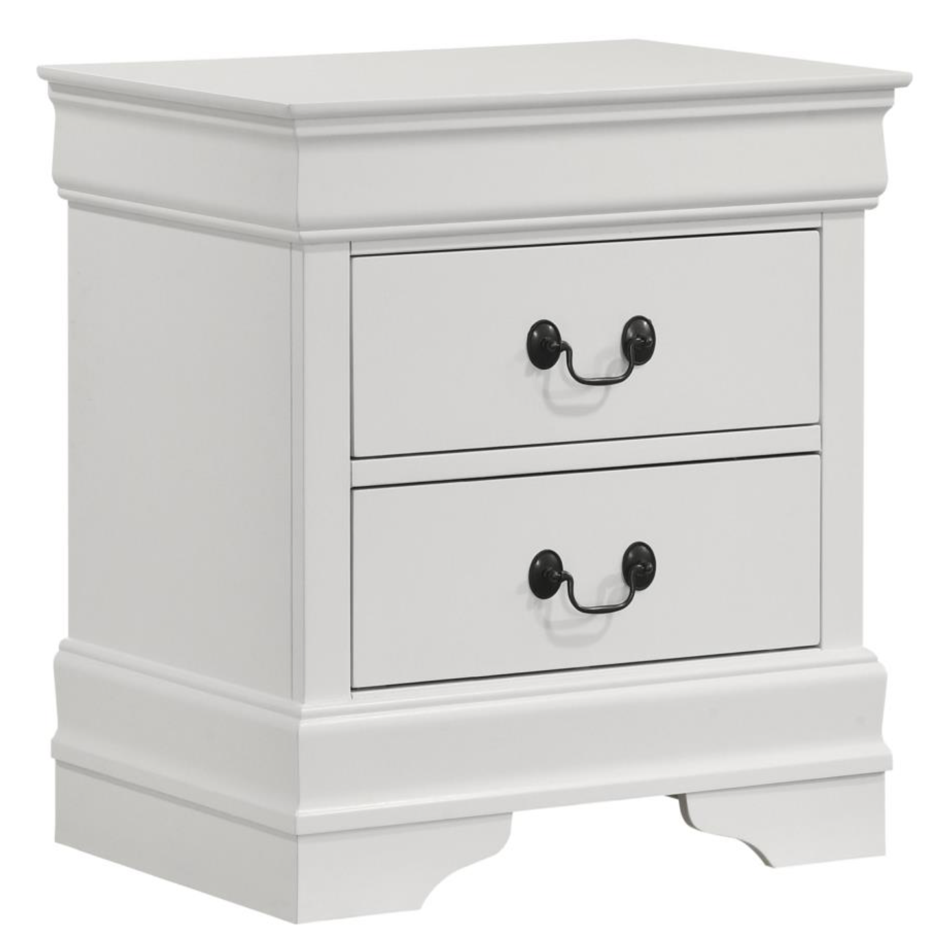 202441-S4 -Louis Philippe -piece Bedroom Set White