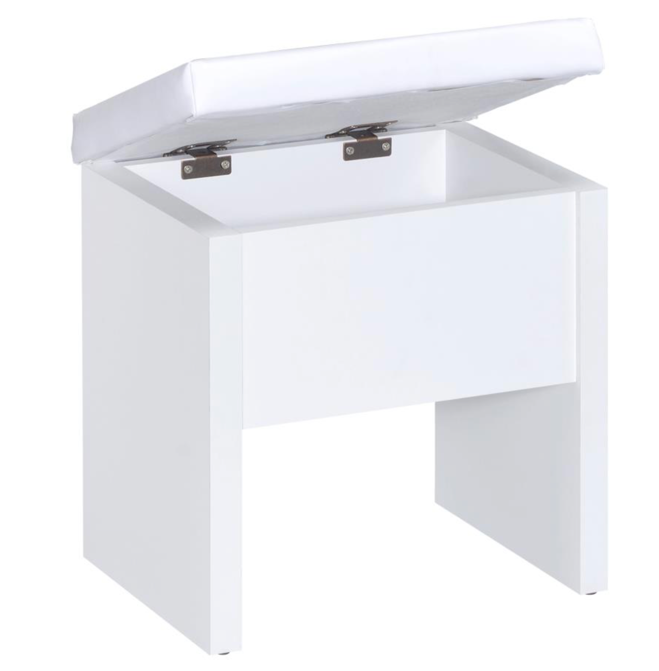 300290 -Harvey Vanity Set with Lift-Top Stool White