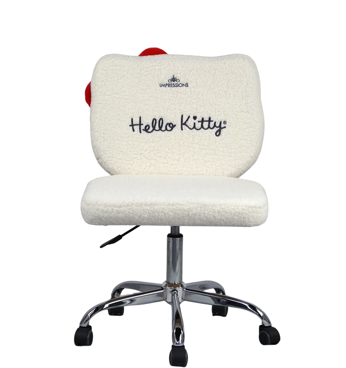 Hello Kitty® Sherpa Swivel Vanity Chair
