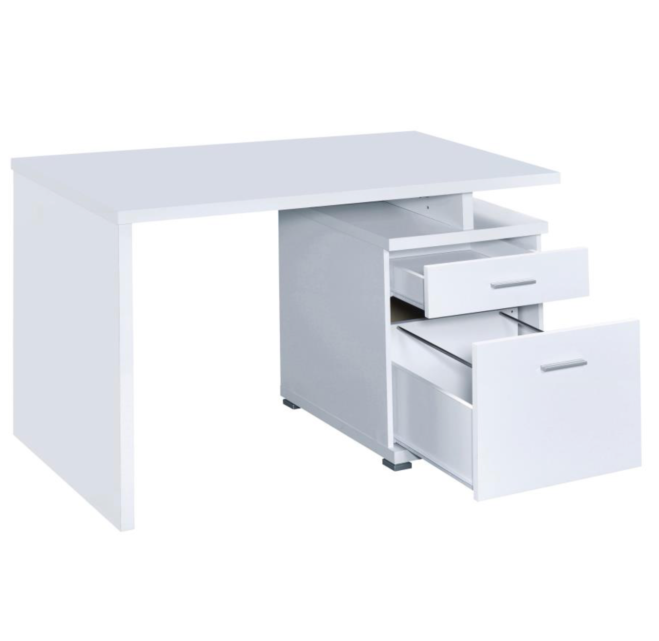 800110-Irving 47-inch 2-drawer Office Computer Desk White