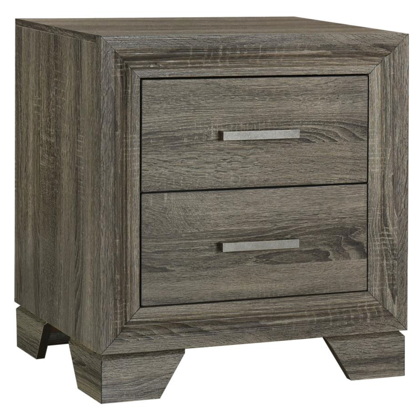 223341Q-S4-Wright 4-piece Queen Bedroom Set Brown Oak