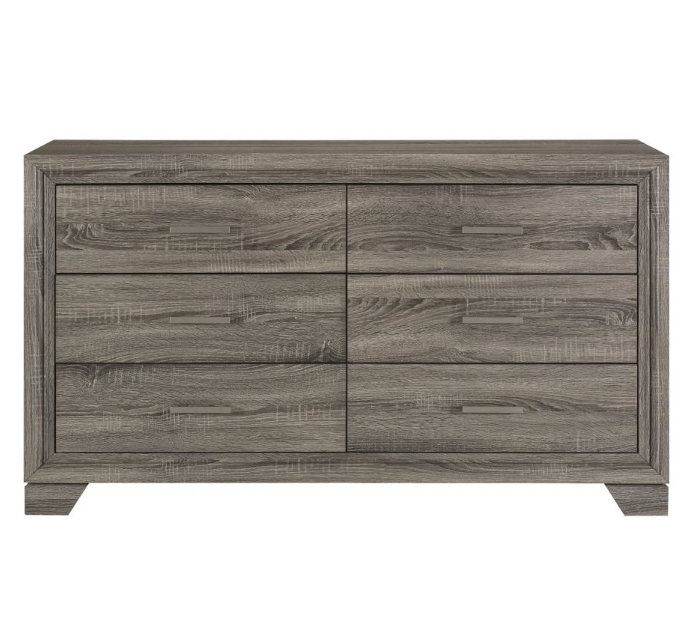 223341Q-S4-Wright 4-piece Queen Bedroom Set Brown Oak