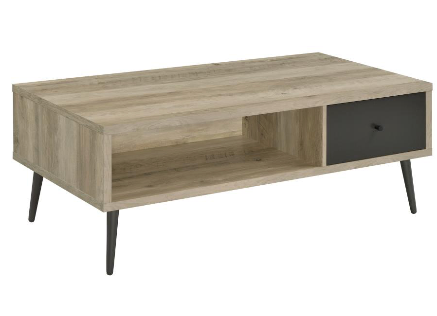 701038 -Welsh 1-drawer Engineered Wood Coffee Table Distressed Pine