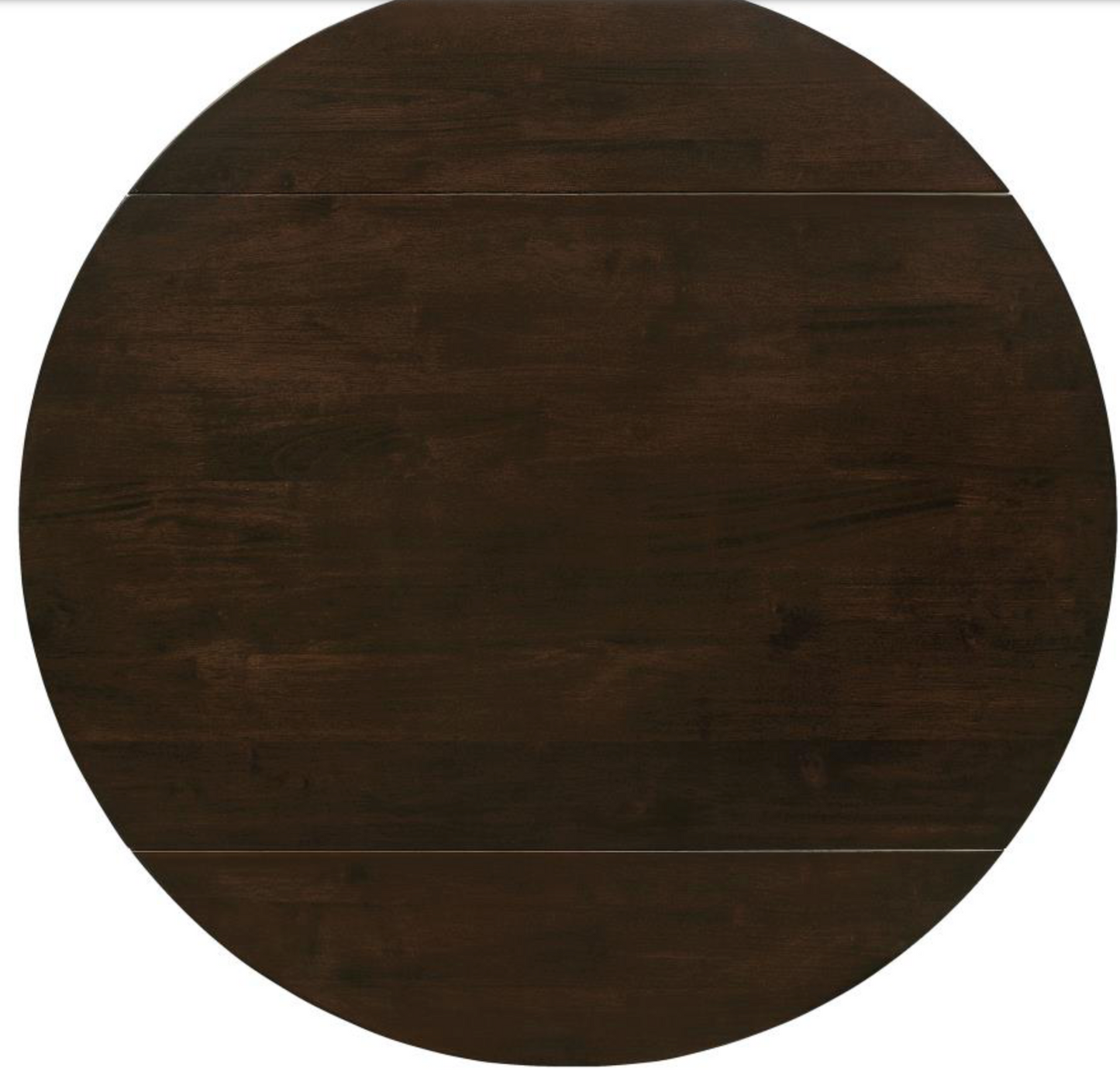 130005 - 3-piece Round Drop Leaf Dining Table Set Cappuccino