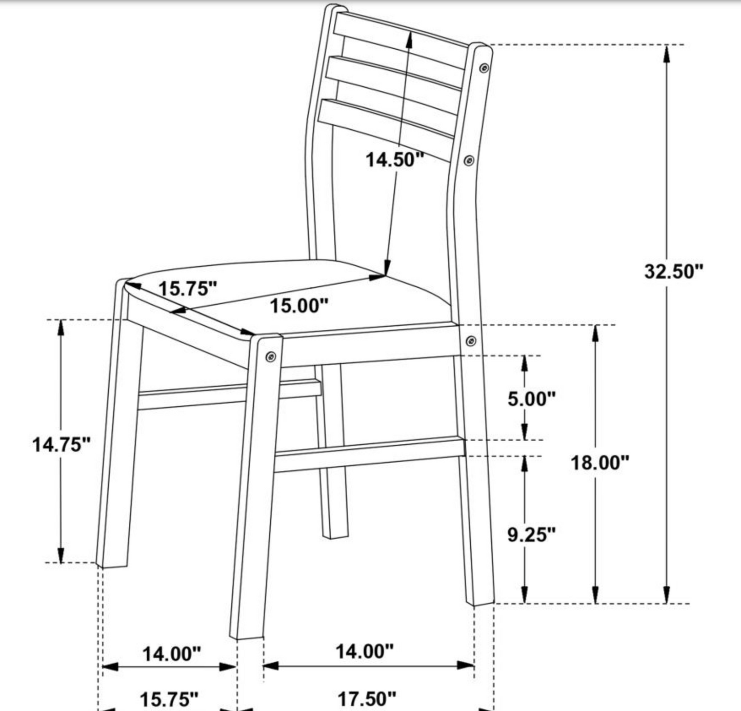 130005 - 3-piece Round Drop Leaf Dining Table Set Cappuccino