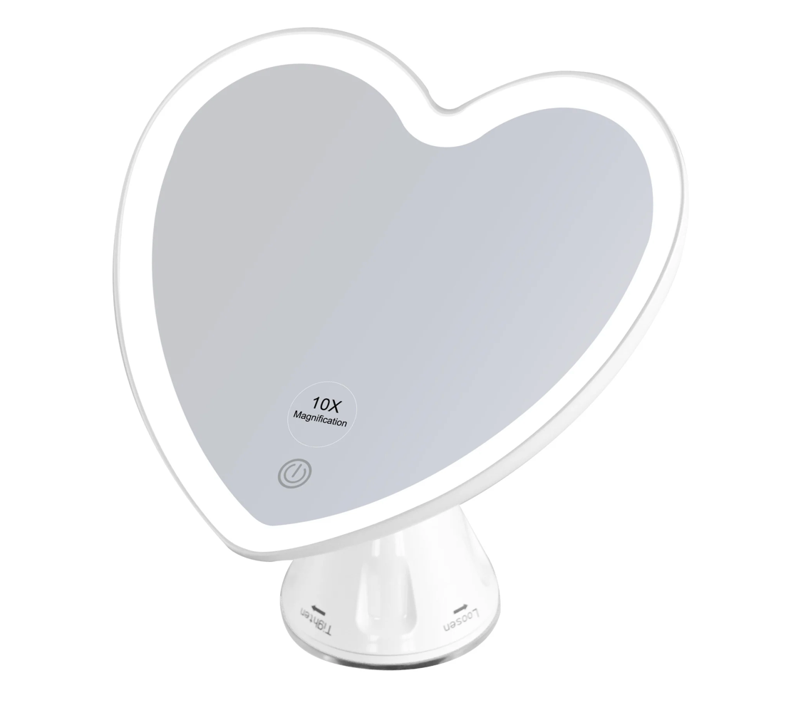 Sweetheart 10x Magnified LED Mirror