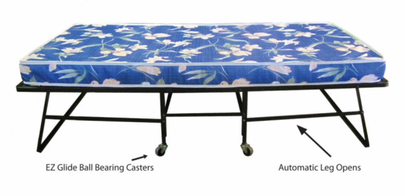 48"Rollaway Bed with Metal Frame