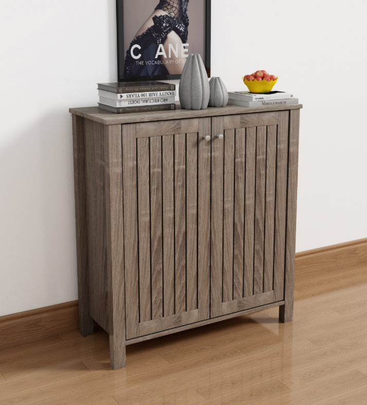 950551- SHOE/STORAGE CABINET - DARK