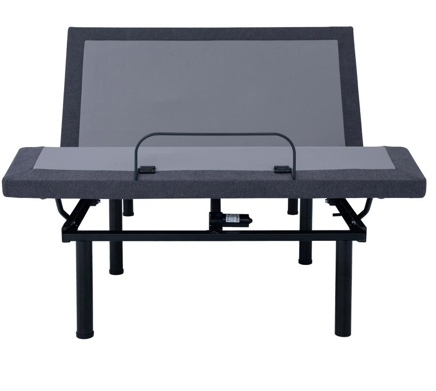 350131F -Clara Full Adjustable Bed Base Grey and Black