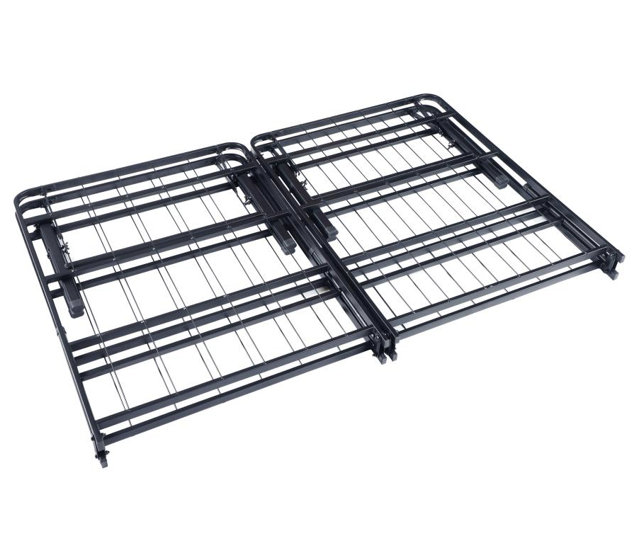 305957F -Mabel Metal Full Mattress Support Platform Bed Black
