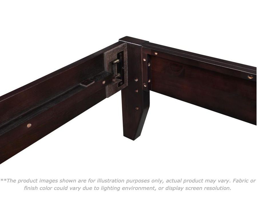300555F -Hounslow Full Universal Platform Bed Cappuccino