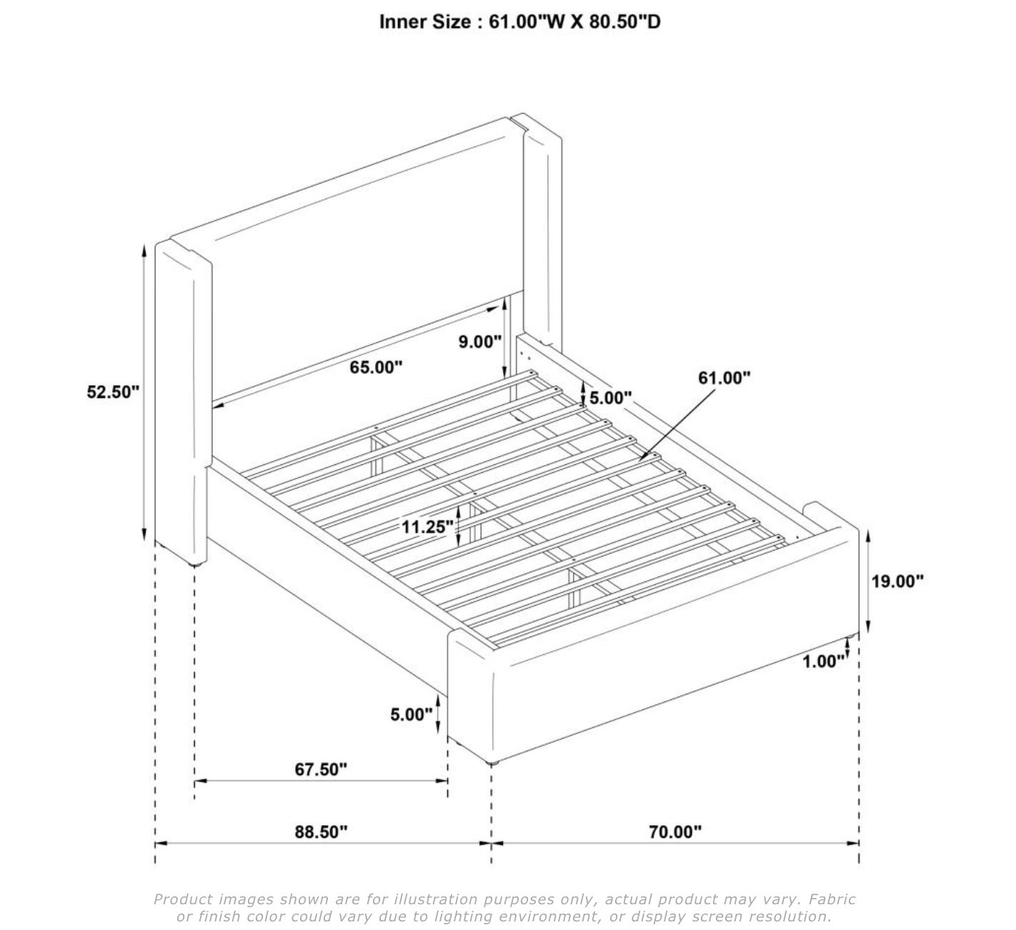 310078 -QUEEN BED