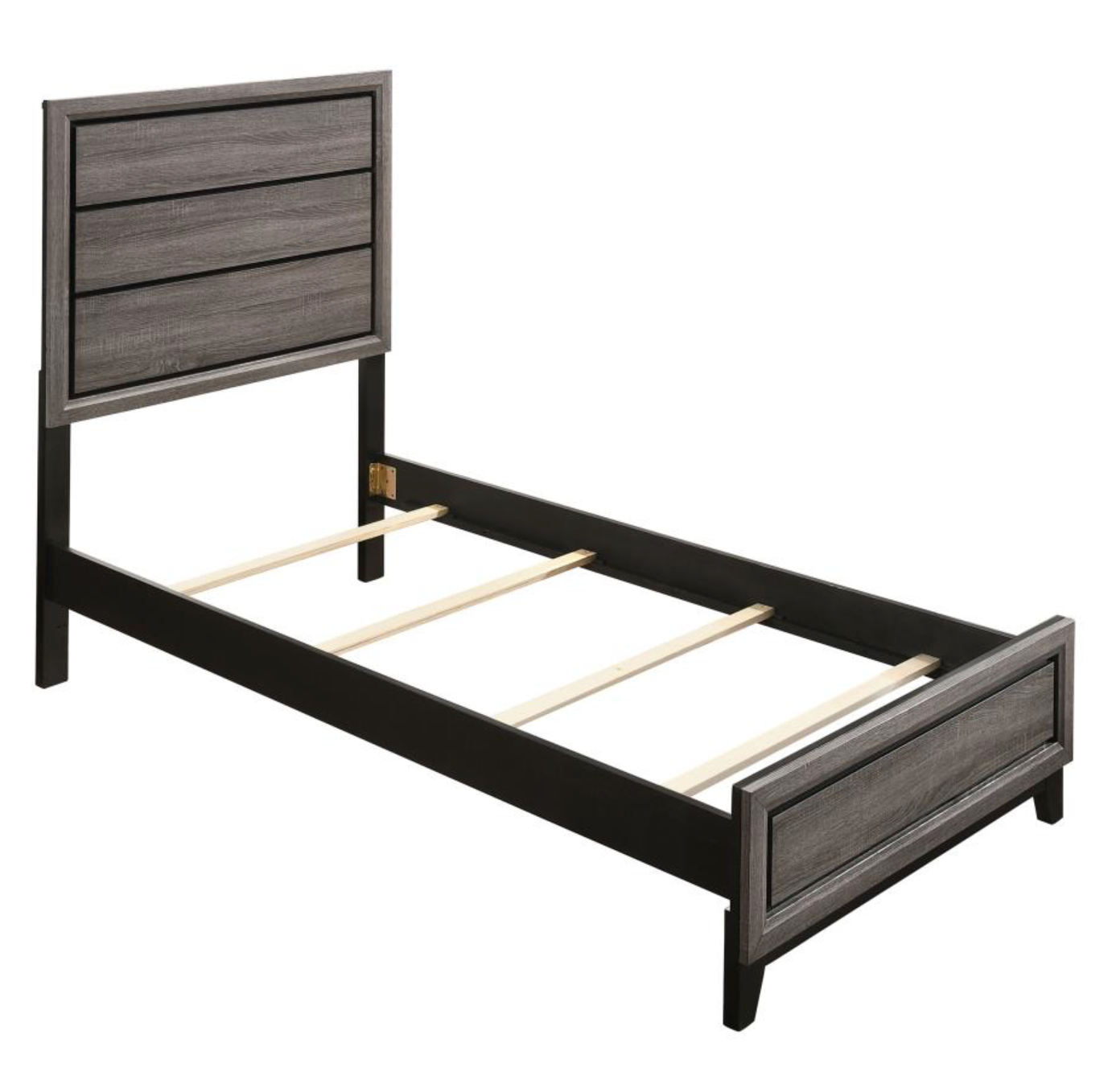 212421T -Watson Wood Panel Bed Grey Oak