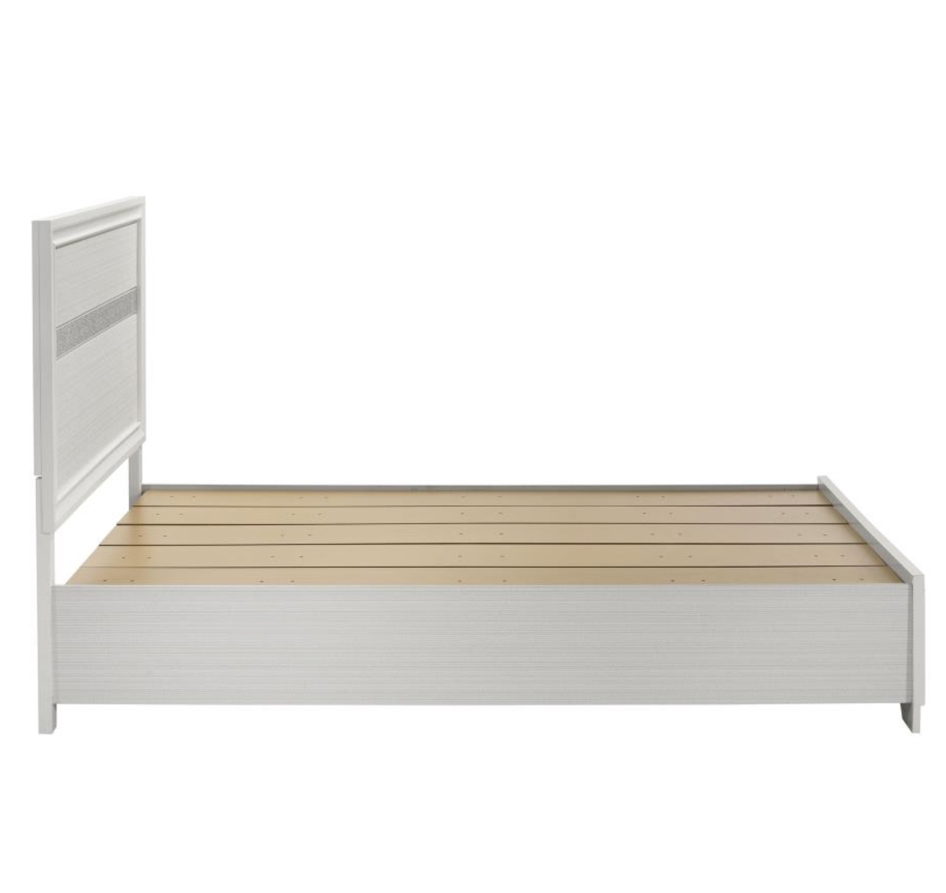 205111Q-Miranda 51-inch Wood Queen Storage Panel Bed White