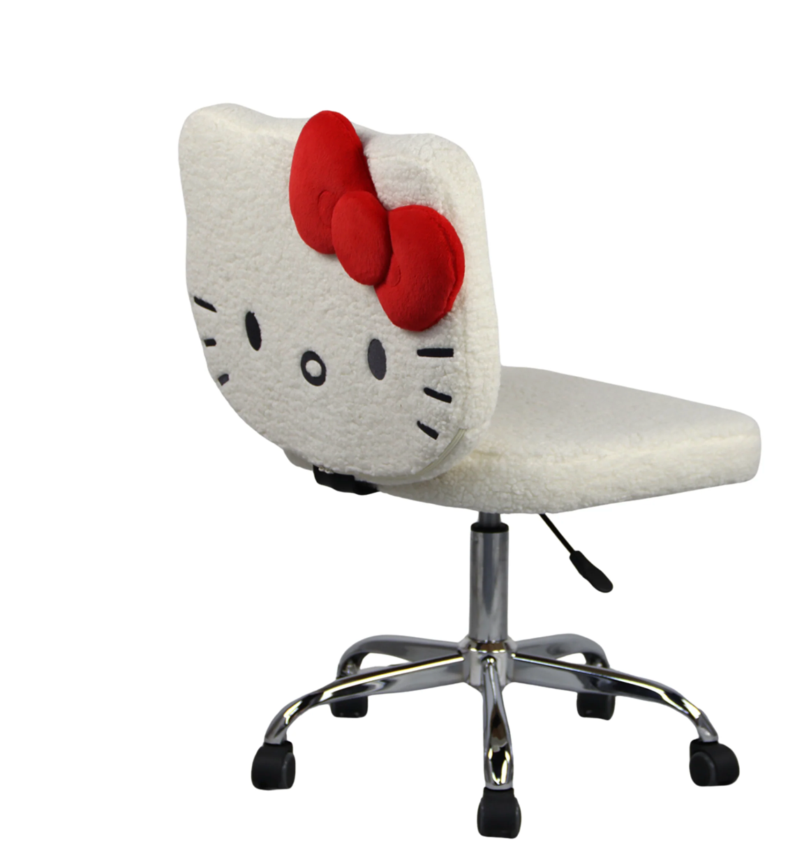 Hello Kitty® Sherpa Swivel Vanity Chair