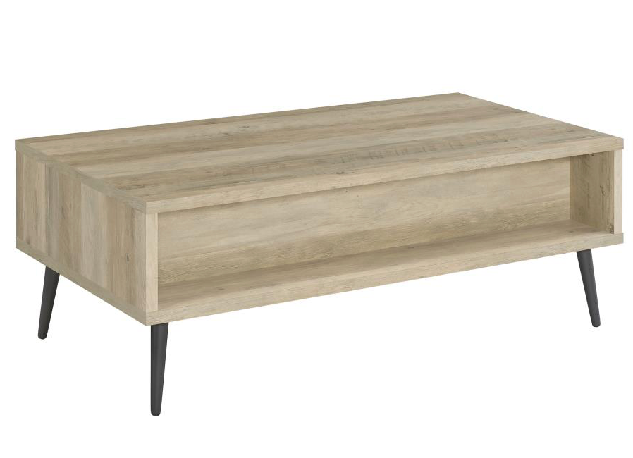 701038 -Welsh 1-drawer Engineered Wood Coffee Table Distressed Pine