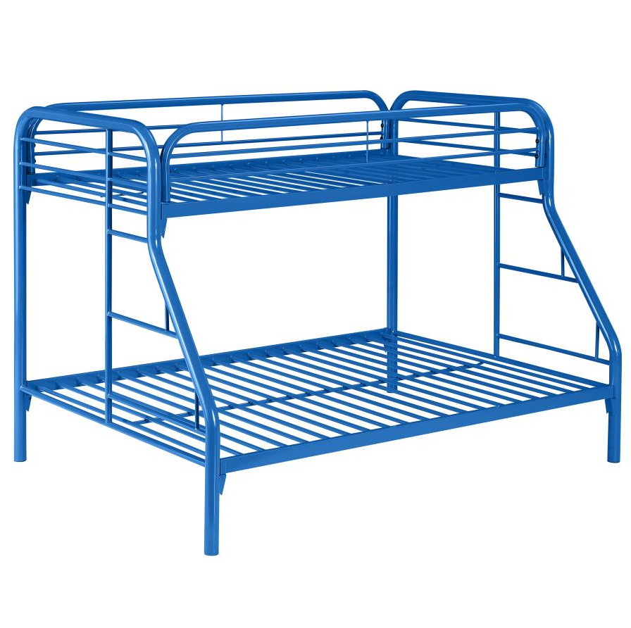 2258K -Morgan Metal Twin Over Full Bunk Bed Blac