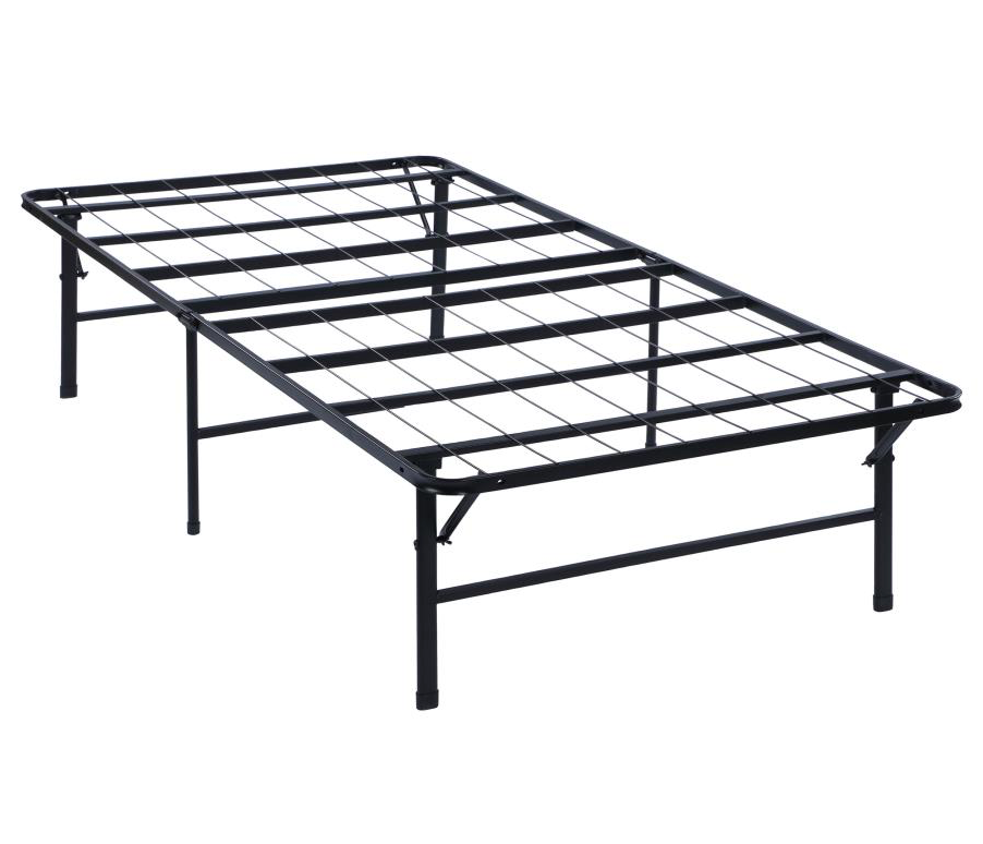 305957F -Mabel Metal Full Mattress Support Platform Bed Black