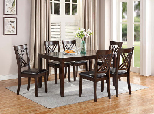 F2554 - 7-Pcs Dining Set