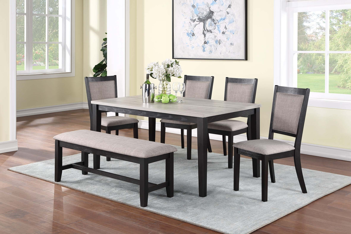F2607 - 6-Pcs Dining Set