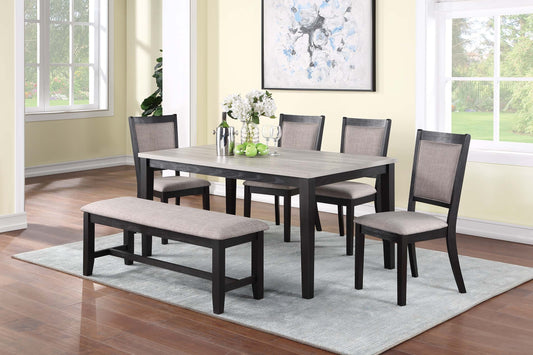 F2607 - 6-Pcs Dining Set
