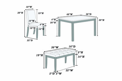 F2614 -  5-Pcs Dining Set