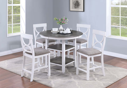 F2626- 5-Pcs Counter Height Dining Set