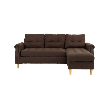 F6457-  Reversible Sectional Set W/ 2 Accent Pillows