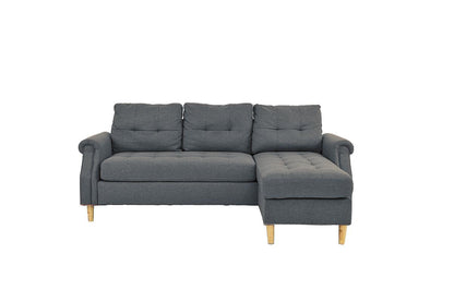 F6457-  Reversible Sectional Set W/ 2 Accent Pillows