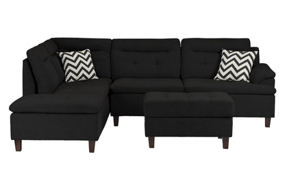 F6590  3-Piece Sectional Set W/ Ottoman