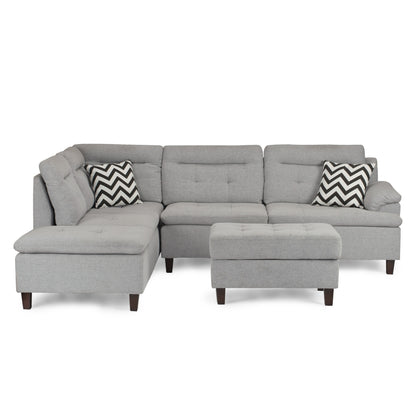 F6590  3-Piece Sectional Set W/ Ottoman