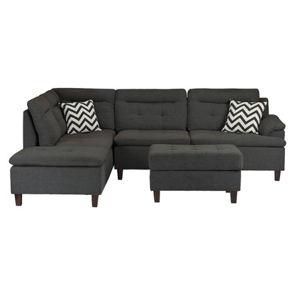 F6590  3-Piece Sectional Set W/ Ottoman