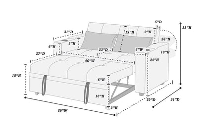 F8534 - Convertible Sofa