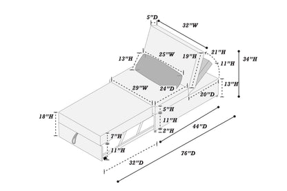 F8546 - Convertible Sofa