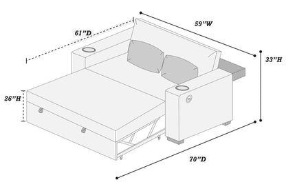 F8547-Convertible Sofa