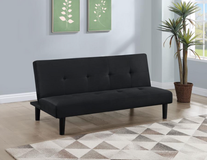 360238U- Convertible Sofa Bed Black