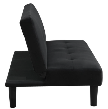 360238U- Convertible Sofa Bed Black