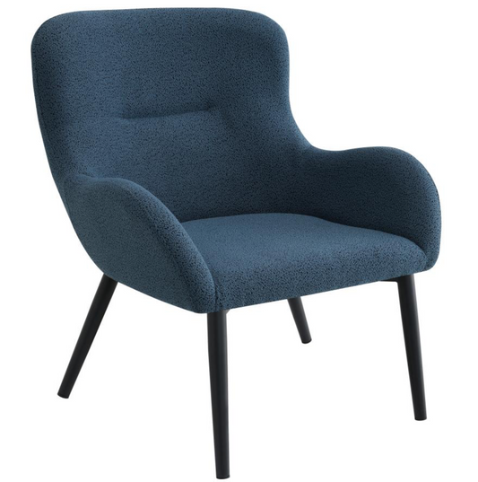 902472 -Calvin Upholstered Modern Arm Accent Chair Aegean Blue