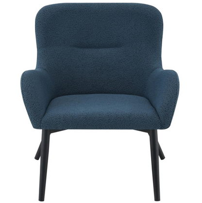 902472 -Calvin Upholstered Modern Arm Accent Chair Aegean Blue